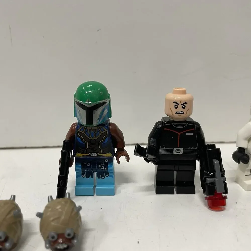 Star Wars Lego Minifigure Lot Of 3 AT-AT Driver Imperial Officer Mandalorian